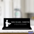 thumbnail image 2 of Handmadetneonsign Male Professor Metal Name Plate, Professor Engraved Desk Sign, Professor Table Office Decor 76875, 2 of 4