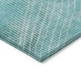 thumbnail image 6 of Dalyn Rugs Machine Washable Indoor/Outdoor Chantille Teal 8' x 8' Round Rug, 6 of 7
