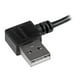 StarTech.com Micro Micro USB 2m 6 ft -USB 6ft Câble avec Connecteurs à Angle Droit - M/M - Câble USB A vers Micro B - Angle Droit Câble (USB2AUB2RA2M) - Câble USB - Micro-USB Type B (M) vers USB (M) - USB 2.0 - 6.6b ft - Connecteur à Angle Droit - Noir - pour P/N: USB2PCARBK, USB2p – image 4 sur 4