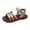 Gold, variant on WUANDIXFA Toddler Girls Sandals Little Girls Kids Summer Shoes Toddler Sandals (White, 10)