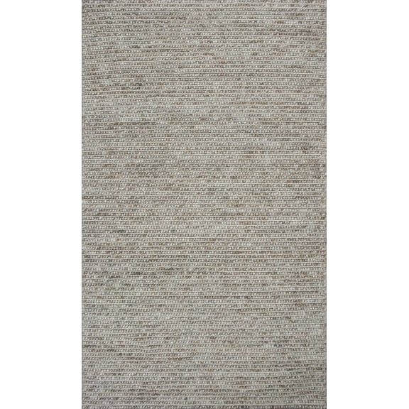 3' x 5' Natural Braided Wool Indoor Area Rug