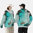 thumbnail image 4 of Lsque Turquoise Beach Kayaking UPF 50+ Lightweight Sun Protection Men's Women's Long Sleeve Shirt, Hoodie Performance -3X-Large, 4 of 9