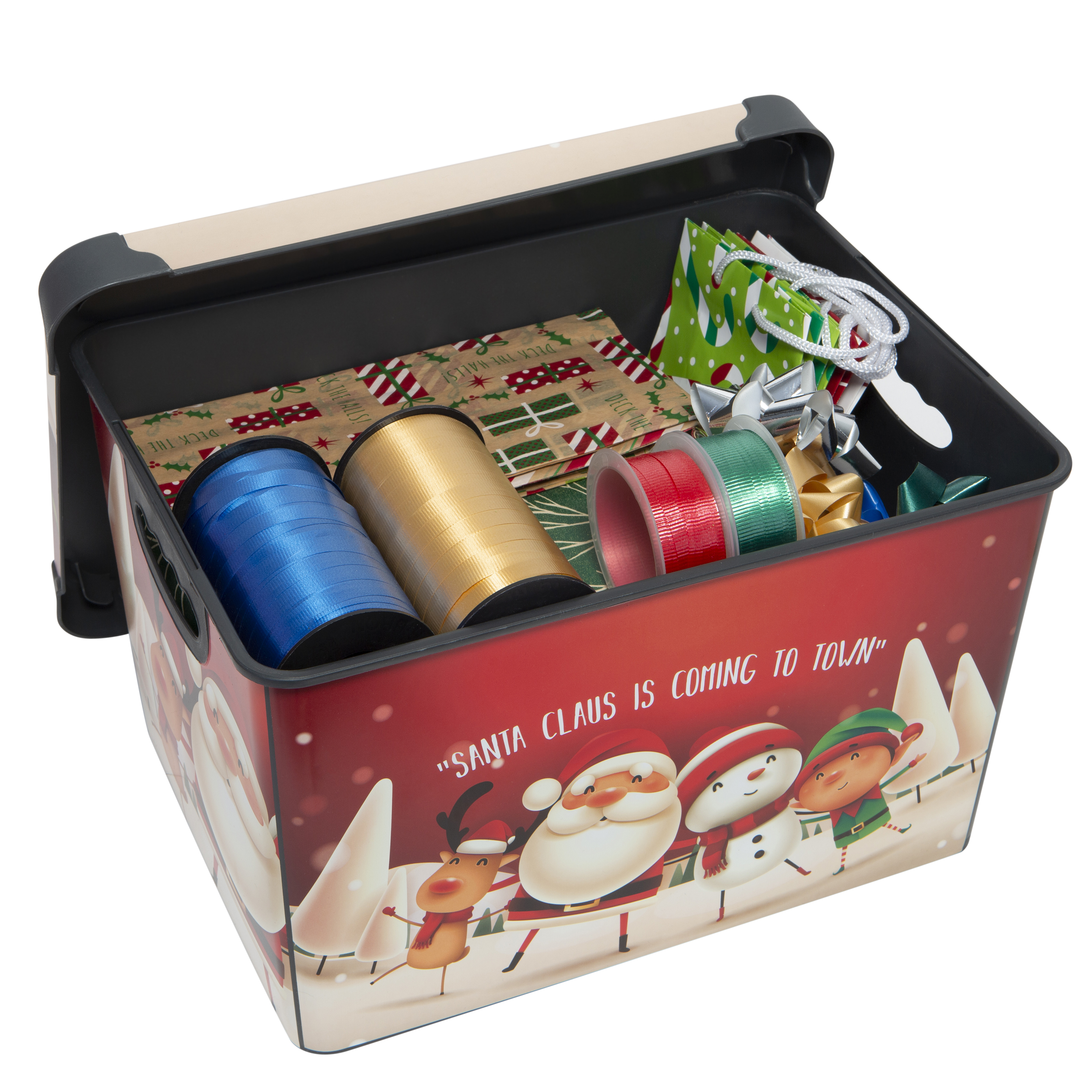 Simplify 7.48-Gallon Santa Clause Storage Bin photo 7