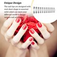 thumbnail image 4 of justharion Nail Art Delicate Removable Artificial Tips Extension Fingernails Fashion Wraps Manicure Tools Decoration for Girls Type 13, 4 of 6