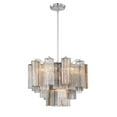 thumbnail image 6 of ADD-306-CH-AU Crystorama Lighting Addis - 6 Light Chandelier-14 Inches Tall and 19.75 Inches Wide-Polished Chrome Finish-Autumn Glass Color, 6 of 13