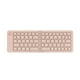 thumbnail image 1 of Teclado de computadora, escritura silenciosa eficiente, recargable, 68 teclas, teclado plegable para teléfono inteligente Rosa, 1 of 8