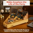 thumbnail image 4 of Baseball Pinball Tabletop Games - Classic Miniature Wooden Retro Sports Arcade Toy for Adult Collectors and Children, 4 of 6