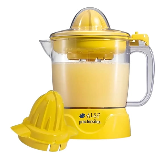 Exprimidor Eléctrico de Cítricos Proctor Silex Alex's Lemonade Stand con Control de Pulpa y Jarra Grande de 1 Litro 30W