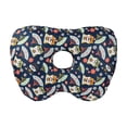 thumbnail image 2 of EGNMCR Pillow Covers, Pillowcase,Throw Pillow Covers Ear-piercing Pillow Slow Pillow Core -shaped Ear Pillow Side-sleeping Ear-piercing Support Pillow. Polyester cotton pi llow, 2 of 6
