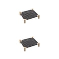 thumbnail image 1 of Methold Cama universal de para mascotas pequeñas durante todo el año: tela de algodón y lino para una cama elevada y cómoda para mascotas S damero negro 2piezas, 1 of 6