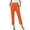 Orange, variant on cllios Women's Wide Leg Cotton Linen Pants Summer High Waist Pant Loose Fit Flowy Drawstring Casual Trousers Lounge Palazzo Pants