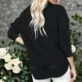 thumbnail image 5 of Sweatshirt for Women Sweat Shirts Women Long Sleeve Womens Pullover Sweatshirts Black Adult Crewneck Sweatshirt Winter Women Clothes Womens Clothes Trendy, 5 of 7