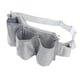 thumbnail image 1 of Garden Tool Belt 6 Pockets 2 Straps Waterproof Oxford Fabric Adjustable Gardening Tool Pouch for Family Camping Outdoor Gray, 1 of 4