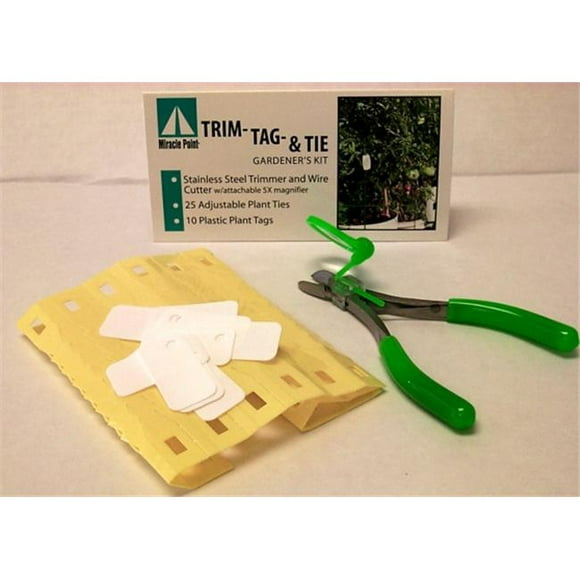 Miracle Point TTT3 Trim Tag & Cravate Kit de Jardinage - Lot de 2