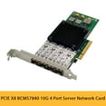 thumbnail image 4 of PClE X8 BCM57840 4 Port Server Network Card 10G SFP+ Fiber Network Card PCI- Ethernet Network Card, 4 of 5