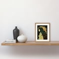 thumbnail image 2 of Klimt Inspired Aurora Borealis Modern Illustration Artwork Framed Wall Art Print 9X7 Inch, 2 of 5