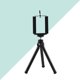 thumbnail image 1 of unbranded Trípode Móvil Negro Con Soporte Telescópico Y Agarre Antideslizante, 1 of 8