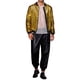 thumbnail image 2 of Chaqueta bomber de lentejuelas brillantes para hombres, chaqueta metálica de fiesta con cremallera, chaquetas varsity S doradas, 2 of 5