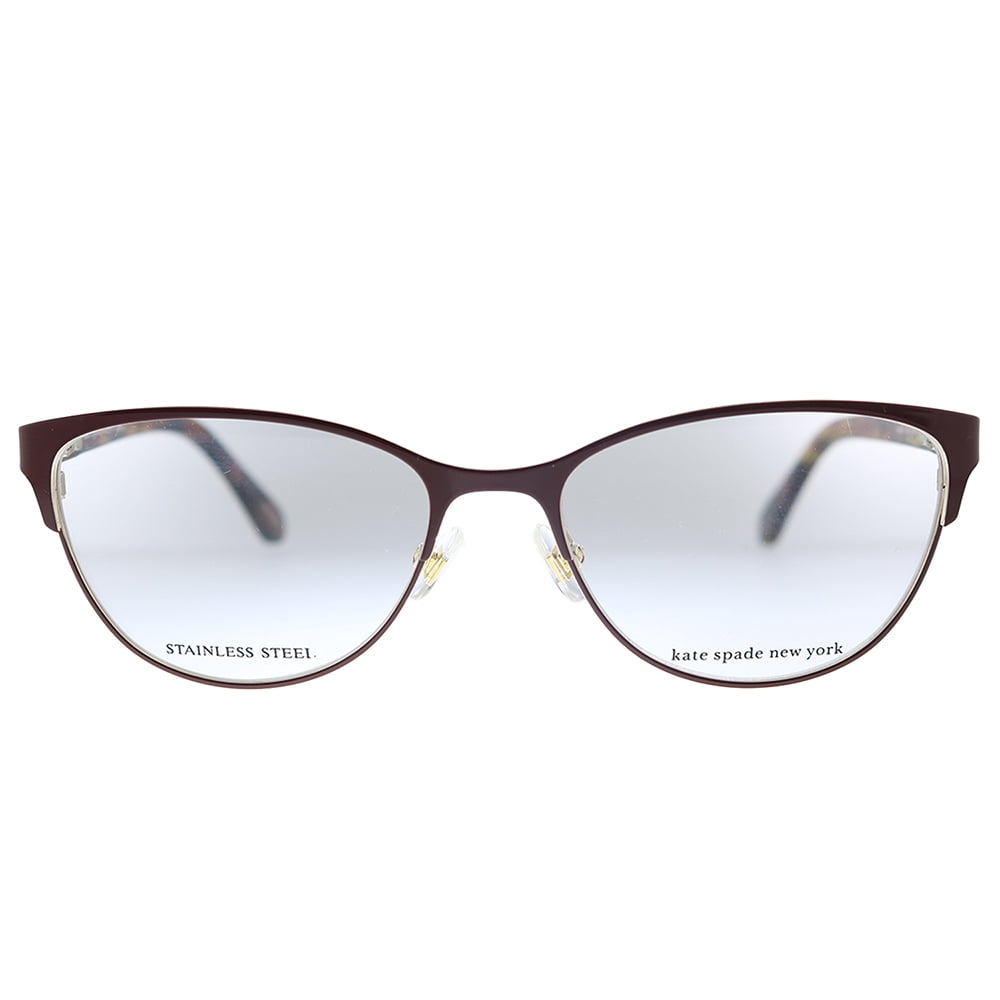 Kate Spade KS Hadlee Metal Womens Oval Eyeglasses Havana Plum 52mm Adult