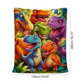 thumbnail image 3 of Gumesh Dinosaur Gifts Toys for Boys Girls,79"x59"HD Digital Print Flannel Dinosaur Blanket,Soft Warm Fleece Blankets and Throw, Birthday, 3 of 6
