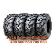4 WANDA 25X8X12 25X10X12 fit 10-18 Bennche BIGHORN 400 500 550 700 850 ATV Tire Set Super Mud