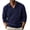 Navy, variant on Mens Sweater Long Sleeve Classic Twisted Knitted Pullover