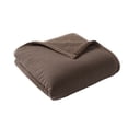 thumbnail image 3 of Better Homes & Gardens Gauze Reverse to Cozy Knit Super Soft Throw Blanket, Oversized, Brown Basket, 3 of 7