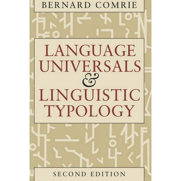 Language Universals and Linguistic Typology: Syntax and Morphology, (Paperback)