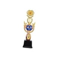 thumbnail image 2 of Award Trophy Cup Winner Award Delicate Winning Prizes Trophies Prize for Basketball Game Rewards Speech Contest Kids Adults , Blue 38.5cm, 2 of 8