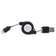 thumbnail image 3 of Grofry Type-C Retractable Data Sync Phone USB 3.1 Charging Cable Cord for Android iOS Black, 3 of 8