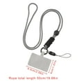 thumbnail image 2 of Universal Adjustable Keychain Chain Crossbody Hanging Neck Cord Patch Phone Lanyard Phone Safety Tether Nylon Strap 03, 2 of 8