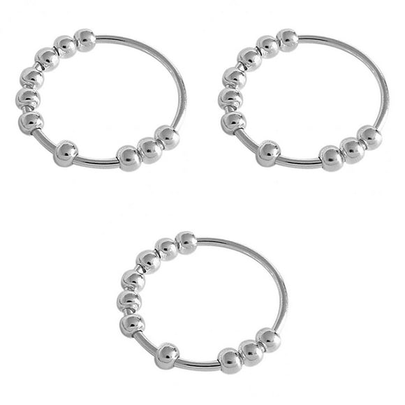 3 Uds anillos Ajustables CUTICAT para el Estrés anillos de meditación Regalos de Juguetes sensoriales alivio de tensión