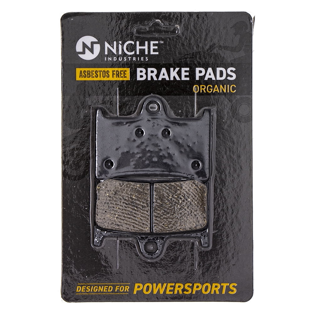 Niche Brake Pad Set for Kawasaki Ninja ZX6R Organic Motorcycle 519