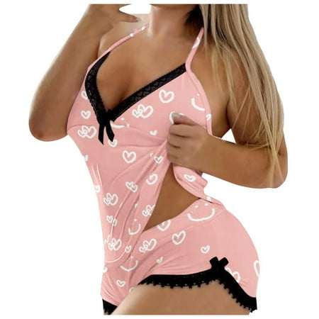 

Mlqidk Womens Sleepwear Plus Size Womens Sexy Floral Printed Lingerie Babydolls Sexy Lingerie Lace Chemises Outfits