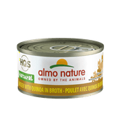 (24 Pack) Almo Nature HQS Natural Chicken with Quinoa Grain Free Wet Cat Food, 2.47 oz. Cans