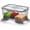 1 Pcs (Grey), variant on Airtight Bread Box with Date Indicator Lid, Kitchen Counter Bread Storage Container, Portable Bread Boxes for Homemade Bread, Toast, Bagel, Donut, Cookies and Fruit