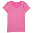 thumbnail image 2 of Reebok T-Shirt Basique Chiné Linéaire pour Femmes, Rose, Très Petit, 2 of 2