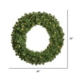 thumbnail image 3 of Vickerman 36" Grand Teton Artificial Christmas Wreath, Warm White Wide Angle LED Lights, 3 of 3