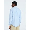 thumbnail image 3 of Free Assembly Men's Button Front Oxford Shirt with Long Sleeves, Sizes S-3XL, 3 of 7