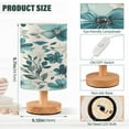 thumbnail image 3 of Desk Lamp Bedside Lamp 5.12x9.7In LED Lamp With USB Charging Interface For Bedroom Living Room Office Study Stylish Decoration Cartoon Turquoise Flowers, 3 of 7