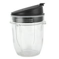 thumbnail image 2 of Portable 12OZ Replacement Cup Blender Cup Container with Lid Fit for NUTRI NINJA Juicer, 2 of 8