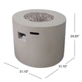 thumbnail image 6 of Newboti Furniture 31" ROUND MGO FIRE PIT- 40 000 BTU 27394, 6 of 15