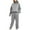 Gray, variant on Womens Tracksuit Set Full Plain Long Sleeve Hoodie and Jogging Bottoms 2 Piece Outfit Casual Loose Sweatshirt Co Ord Set Sweat Suit Aesthetic Sport Gym Tracksuits Ladies