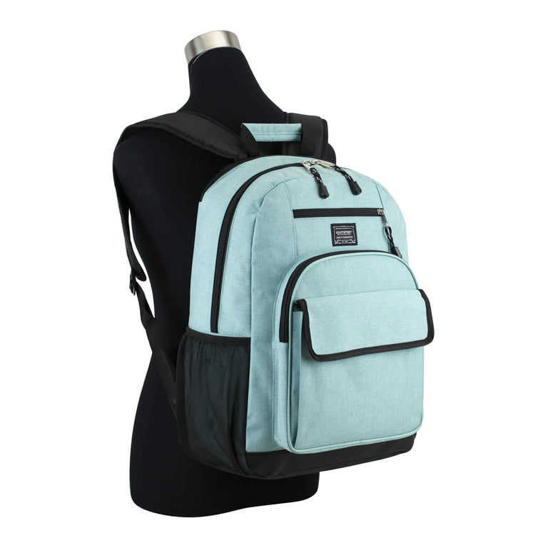 Eastsport Unisex Everyday Tech Backpack Mint Black