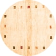 thumbnail image 1 of Ahgly Company Indoor Round Solid Orange Modern Area Rugs, 3' Round, 1 of 1