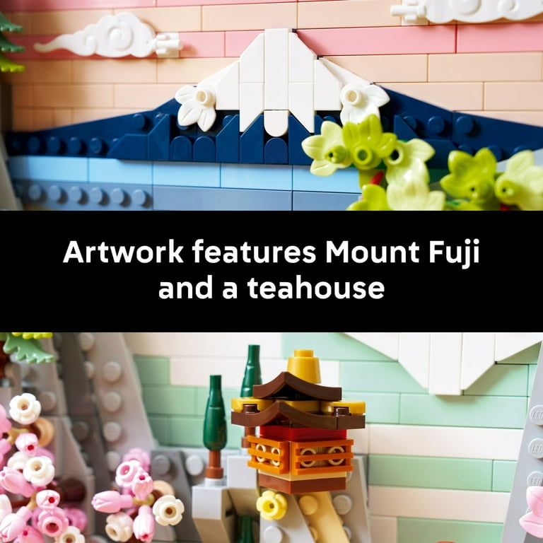LEGO Art Japanese Cherry Blossom Landscape Building Set for Adults