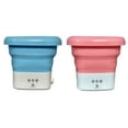 thumbnail image 3 of Mini Folding Washing Machine - Portable Travel Clothes Washer - Baby & Delicates (Pink), 3 of 3