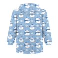 thumbnail image 4 of Ladies‘ Christmas Hoodie with Long Sleeves and Cartoon Print  featuring Pockets, 4 of 5