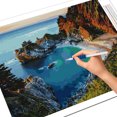 thumbnail image 4 of Evershine 5D DIY Kit de punto de cruz de pintura de diamante de montaña Bordado de diamante cuadrado completo Paisaje Lago Decoración del hogar Regalo, 4 of 5