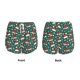 thumbnail image 3 of Balery Santa Hat Joy Green Festive Pantalones cortos deportivos para mujer con forro y dos bolsillos, elásticos, para entrenamiento, gimnasio, yoga-Small, 3 of 7